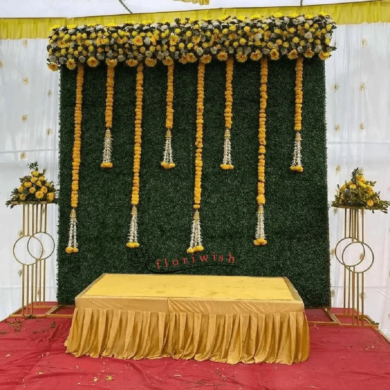 Royal Haldi Backdrop Decoration Set 
