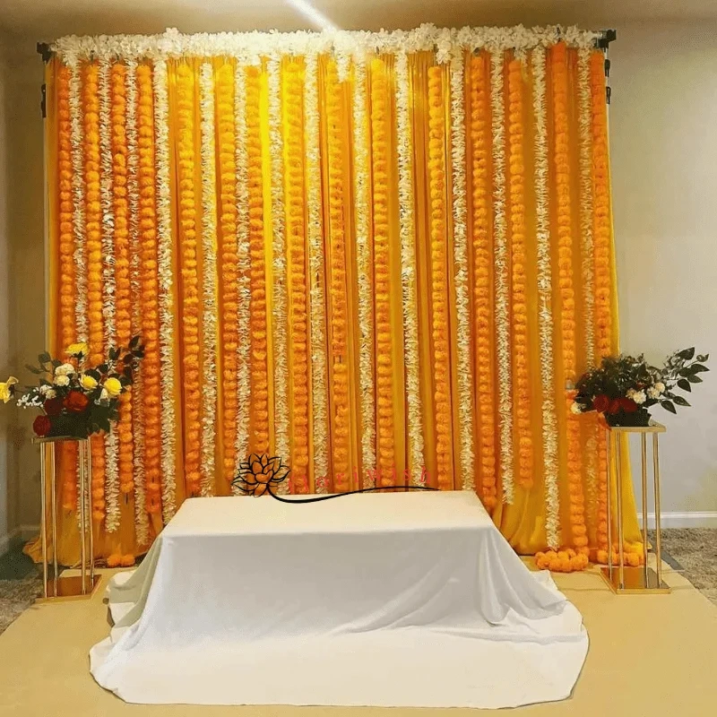 Desi Haldi Decoration Setup 
