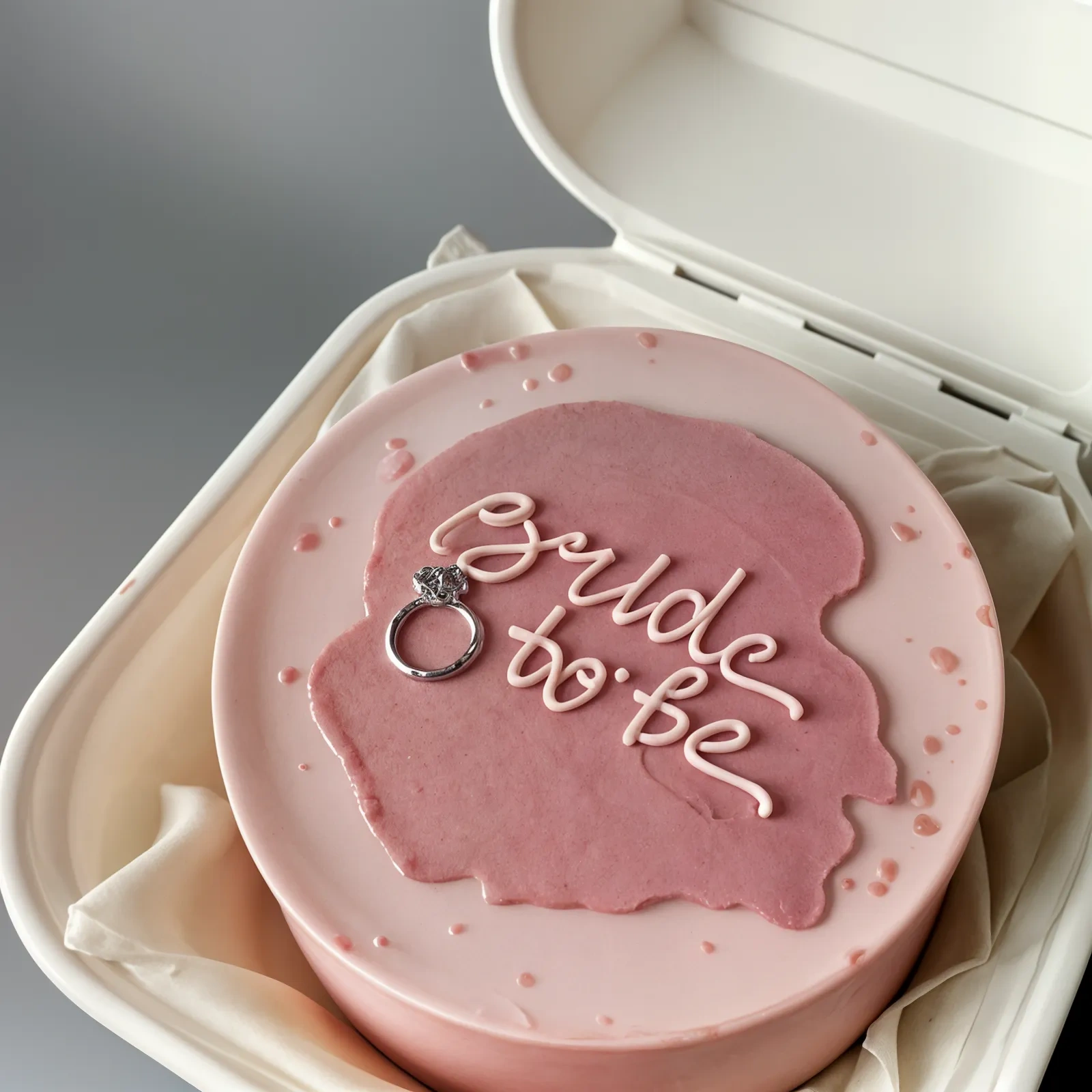 Bride to be Bento Cake Luxury