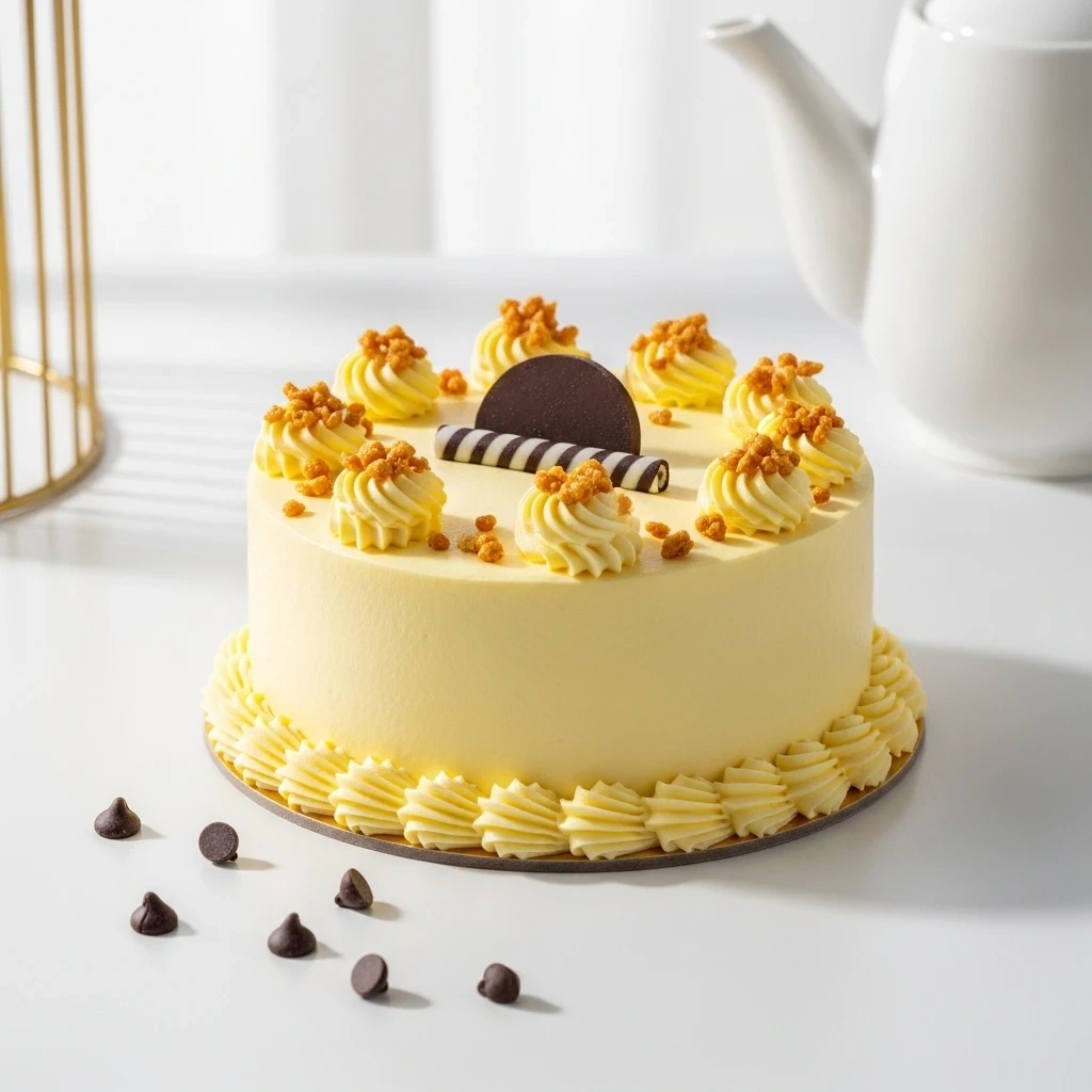 Heavenly Butterscotch Cake Charm