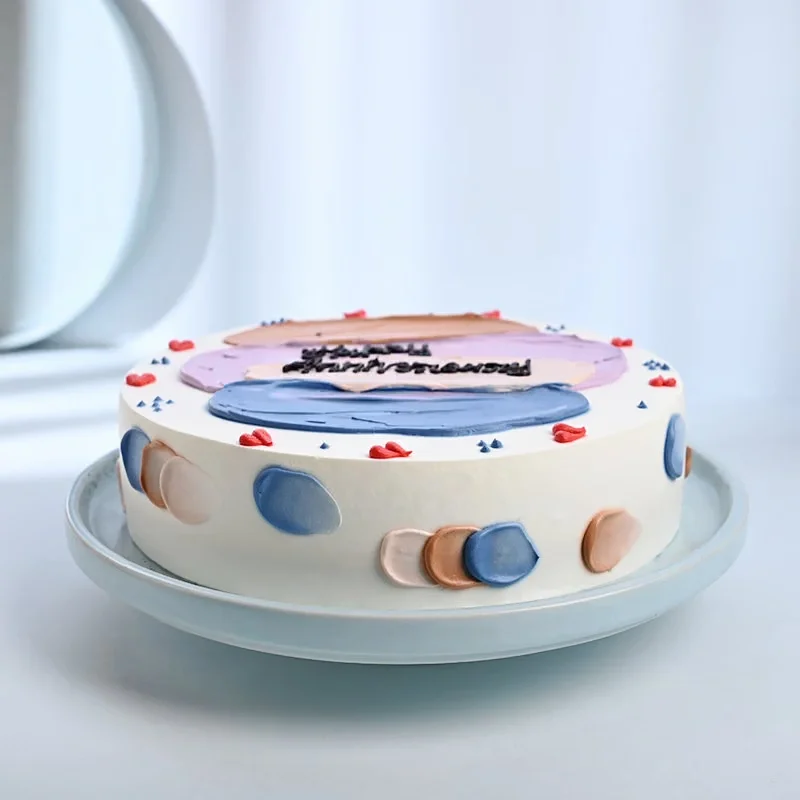 colourfulanniversarychocolatecake9797250caC0