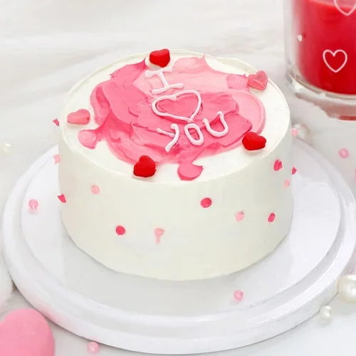 Tempting I Love You Cake Delice 