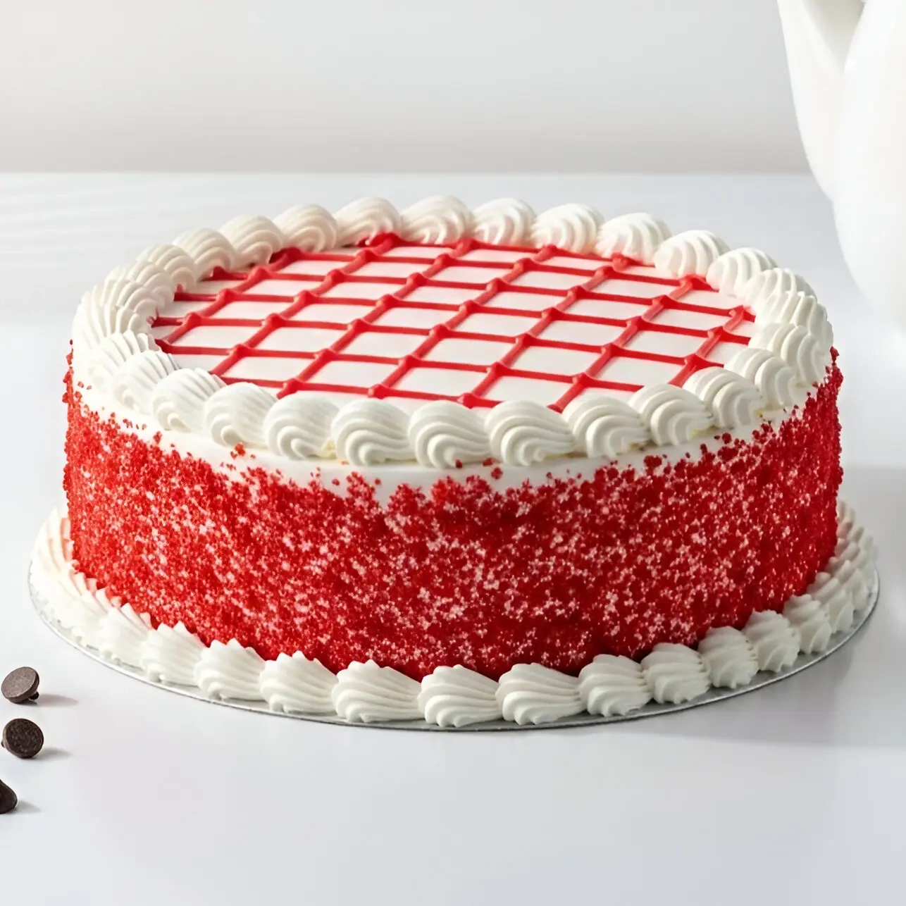 Red Velvet Cream Fresh Cake 
