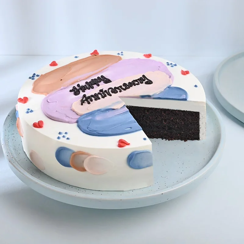 colourfulanniversarychocolatecake9797250caE0