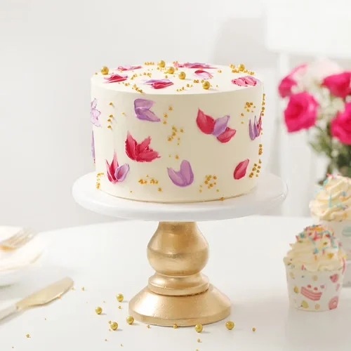 Floral Handpainted Cake Sweet 