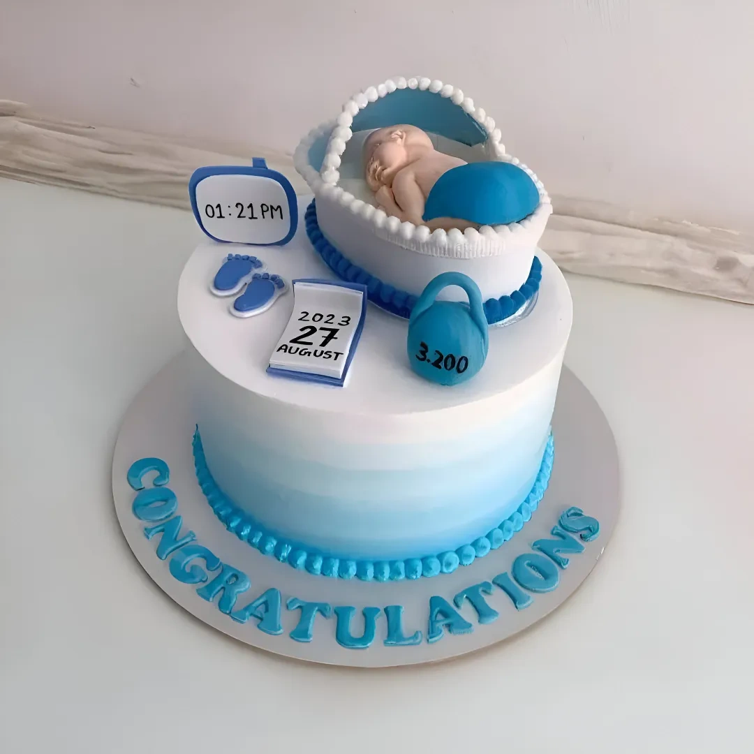 Welcome Baby Details Cake Dream