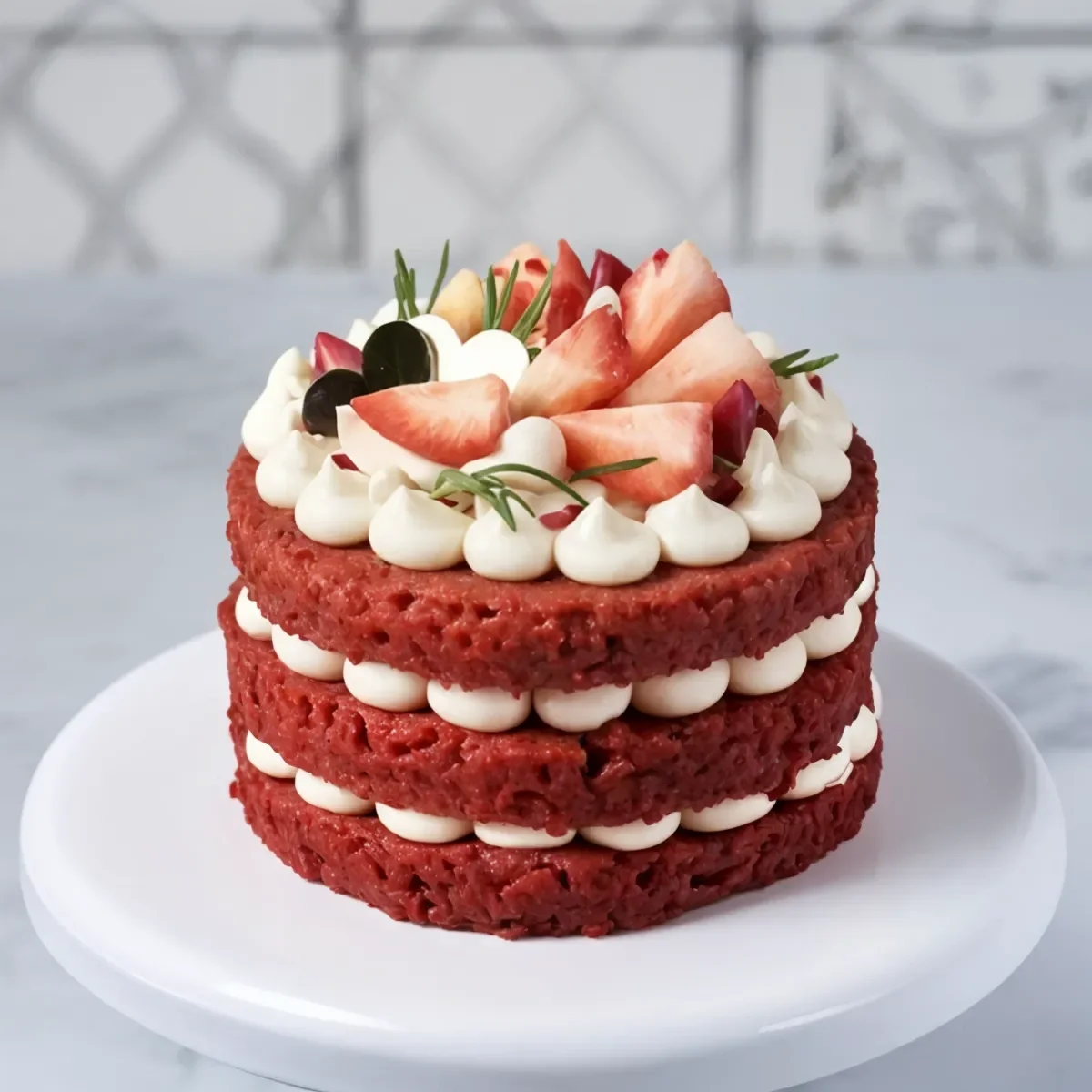 Strawberry Bento Cake Delice 
