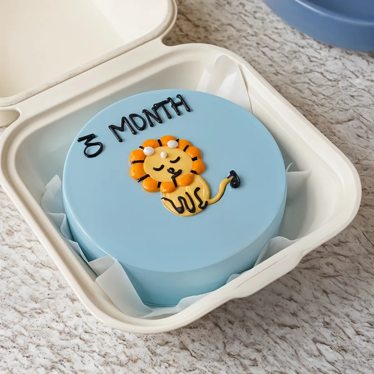 Baby Lion Theme Bento Cake Supreme