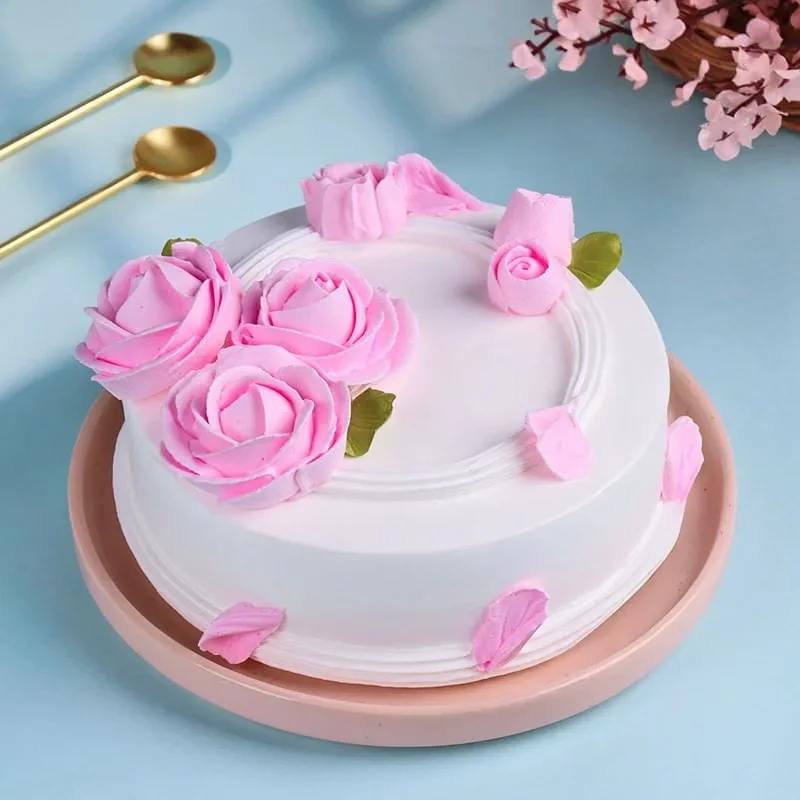 Rosy Bliss Pineapple Delight Cake Sweet 