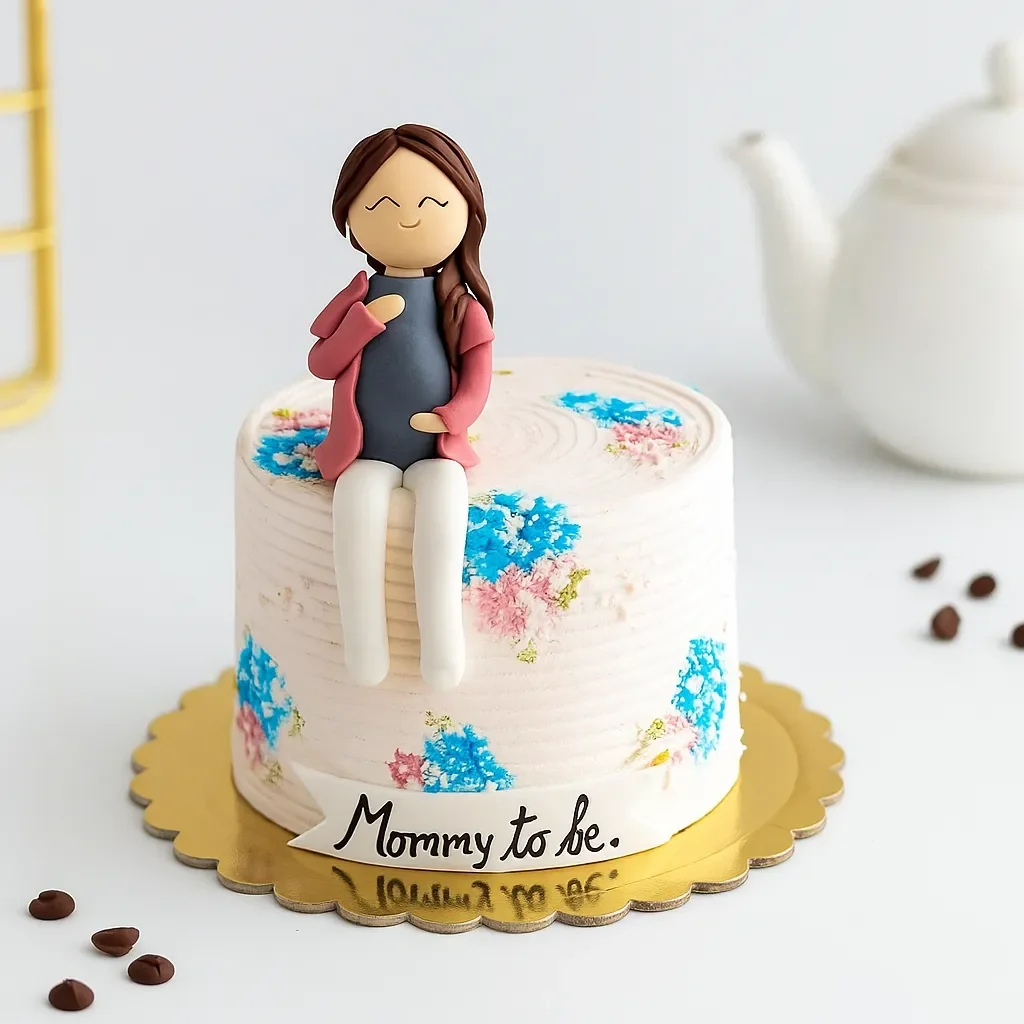Customized Mom To Be Cake Delice 