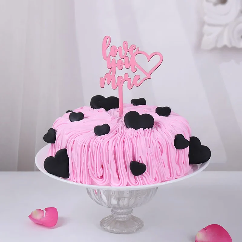 Heartful Confession Chocolate Cake Sweet 