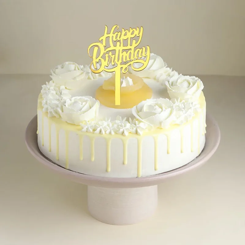 Birthday Bliss Pineapple Drip Cake Sweet 