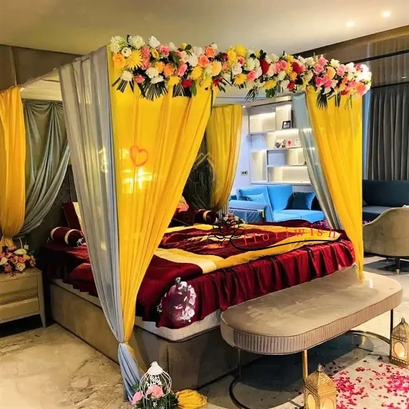 Wedding Night Bed Premium Decoration Setup
