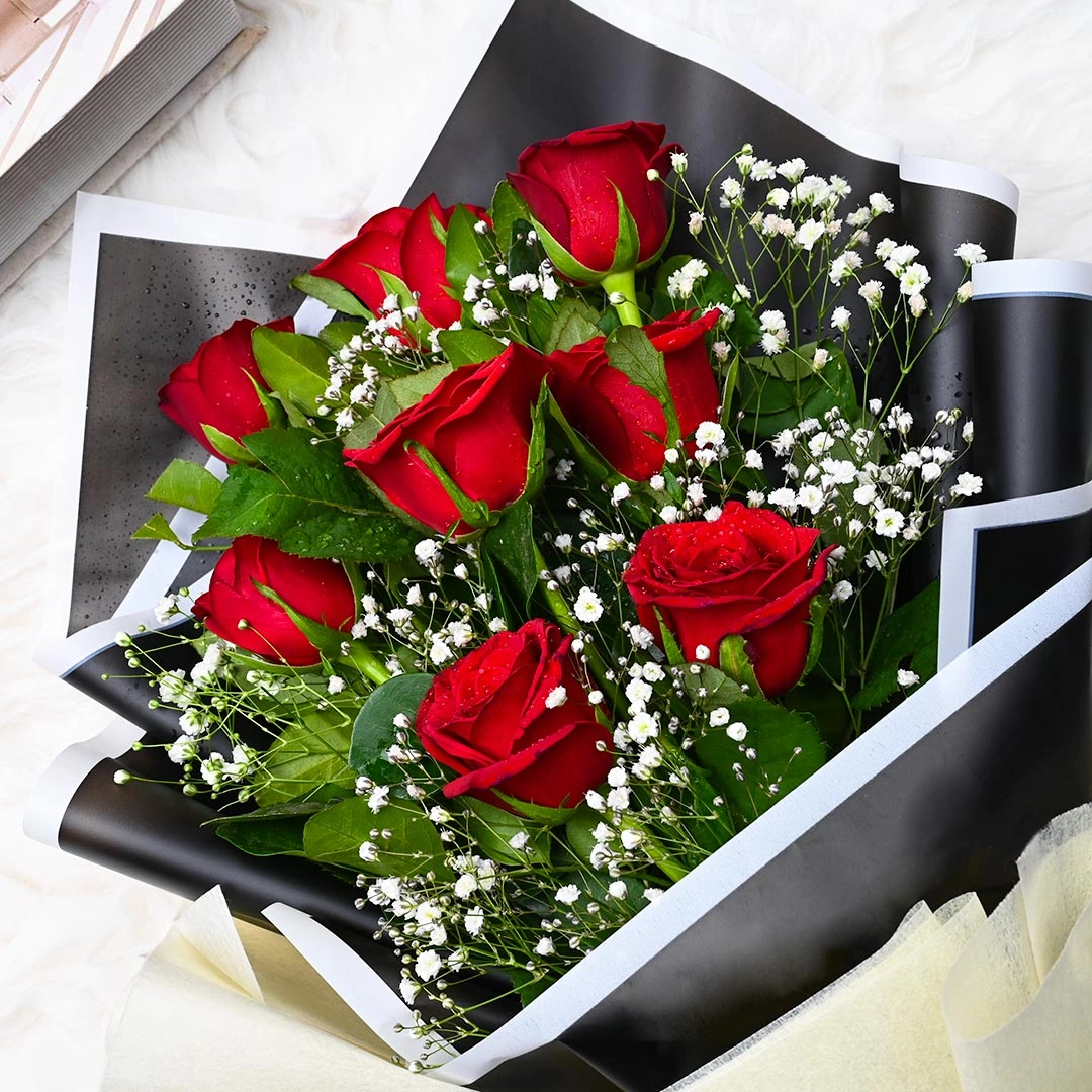 heartfeltredrosesbouquetc