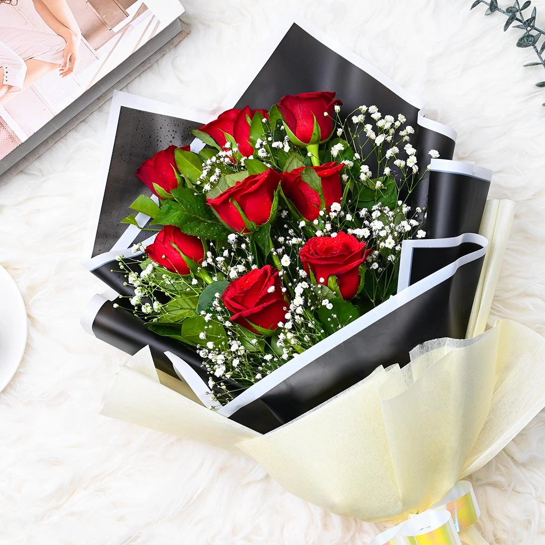 heartfeltredrosesbouquetb