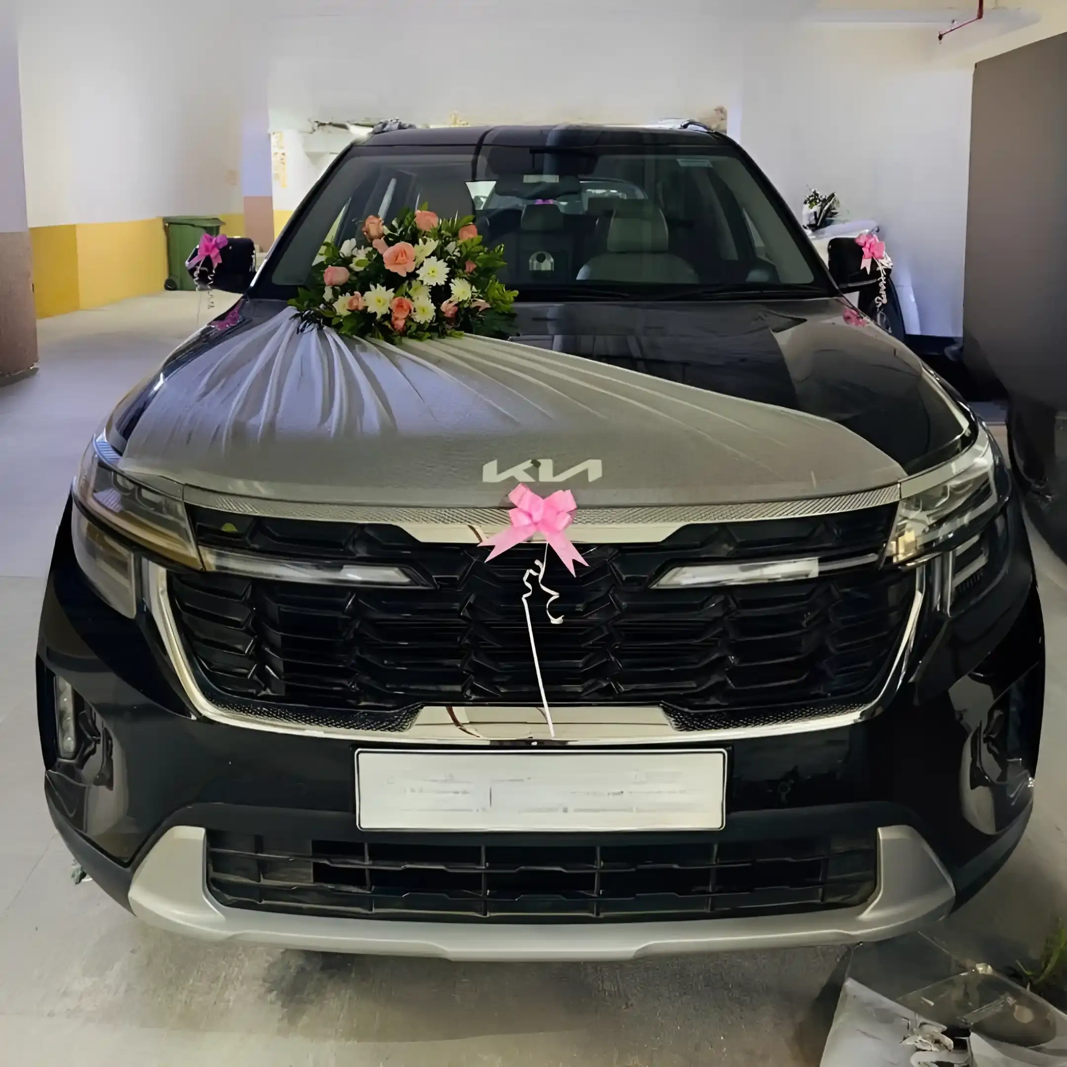 Kia Wedding Car Stylish Decoration 