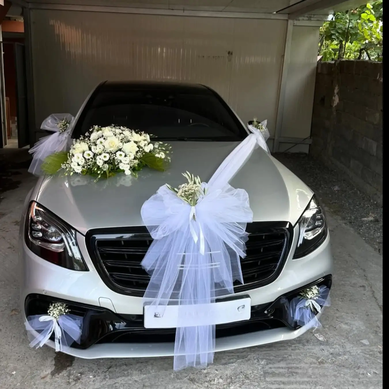 Simple Decoration For Marriage Car Premium 