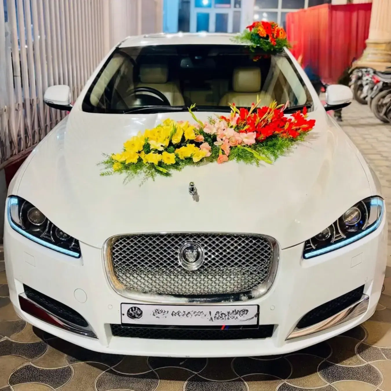 Romantic Wedding Car Stylish  Decoration 
