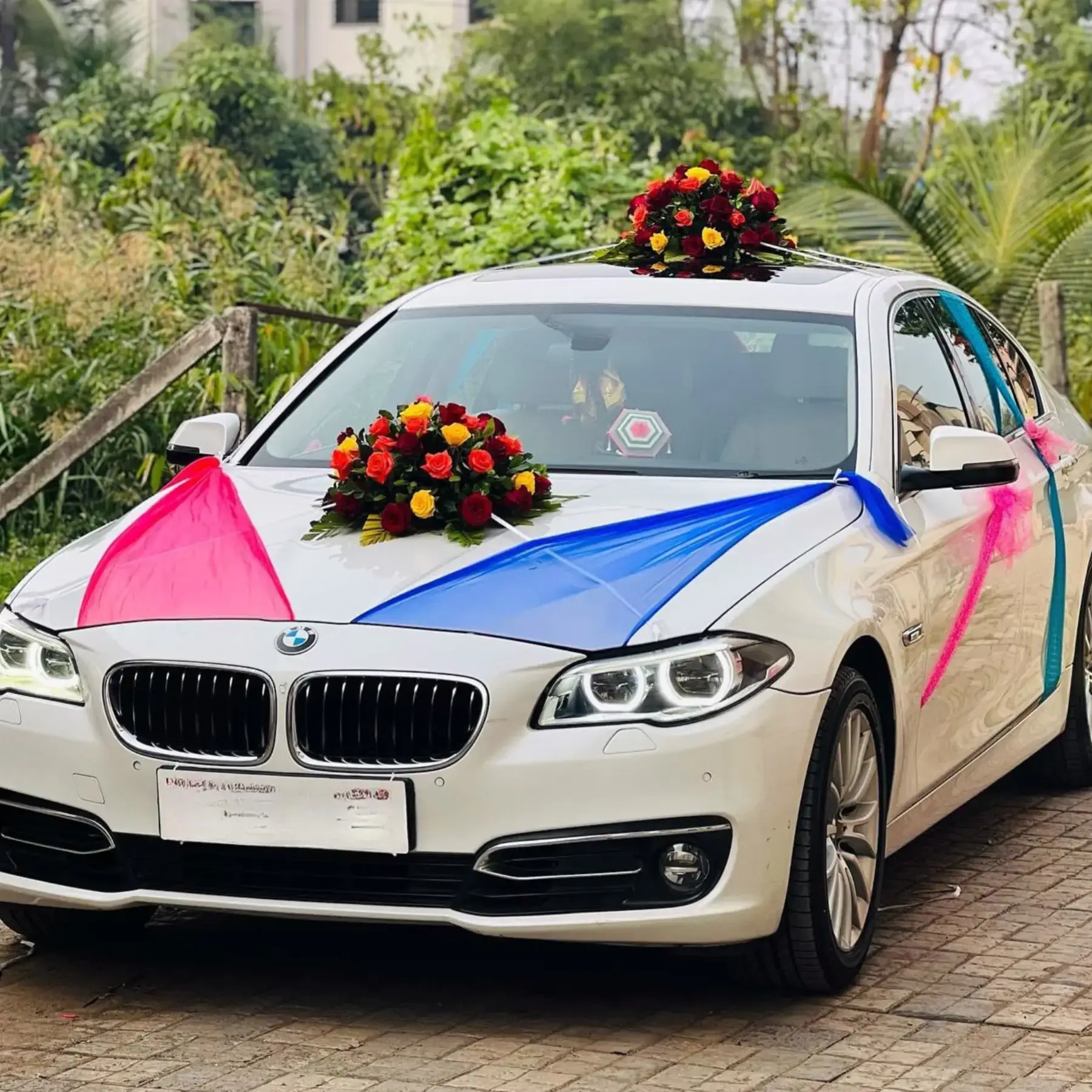 BMW Wedding Car Royal Decoration 
