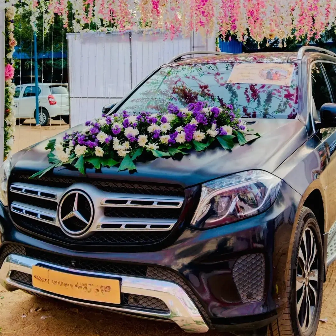 Elegant Mercedes Wedding Car Dreamy  Decoration 