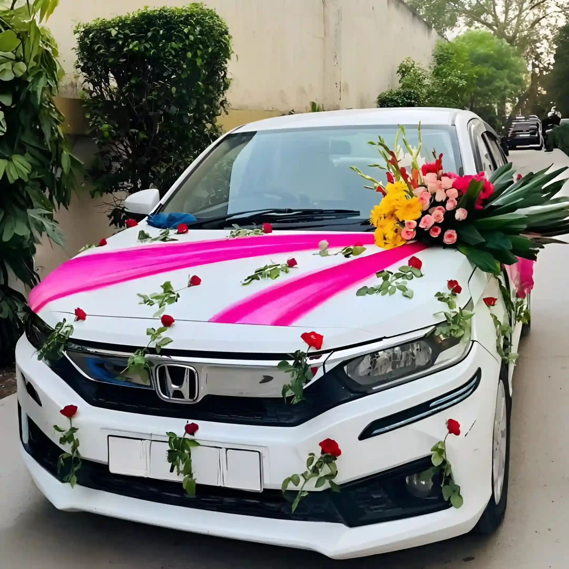 Wedding Joyride Car Stylish  Decoration 