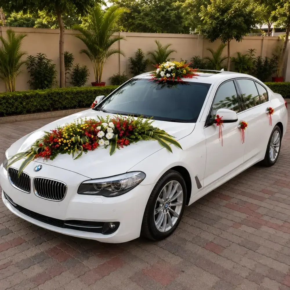 Car Decoration For Wedding Set