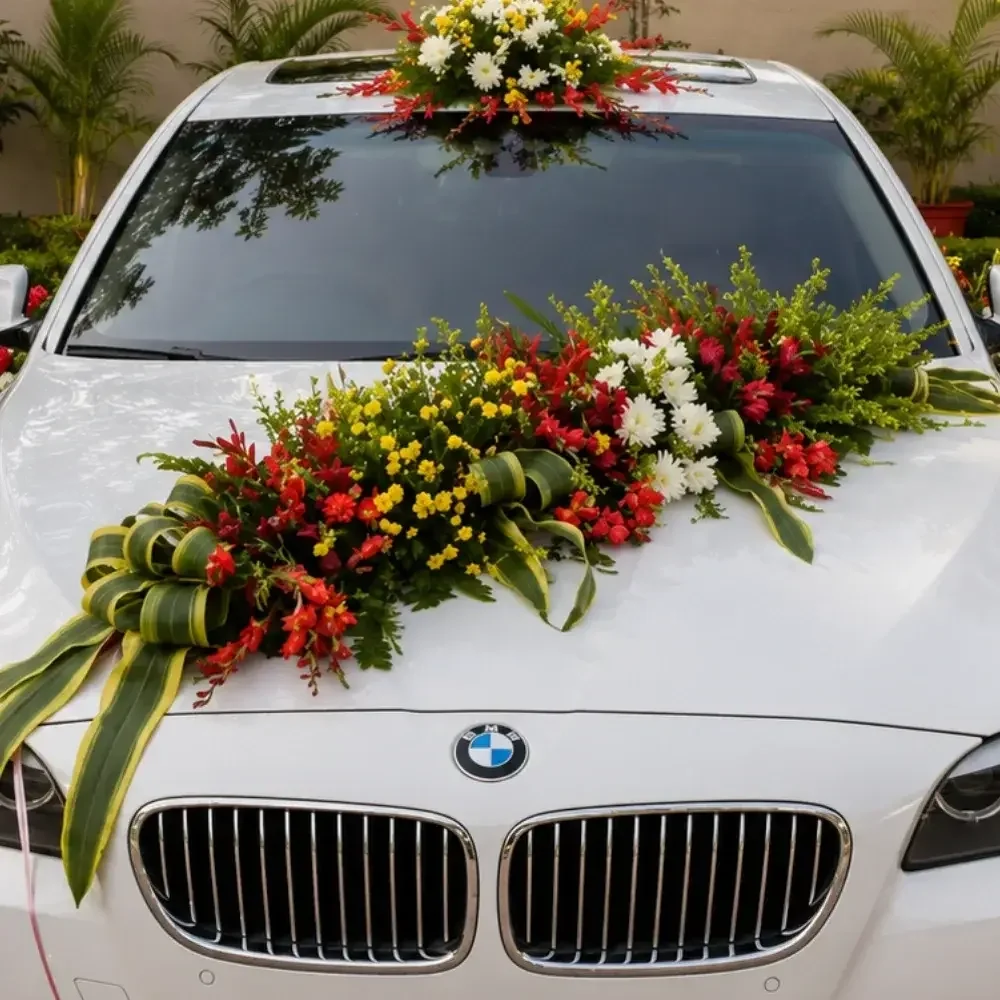 Car Decoration For Wedding Set