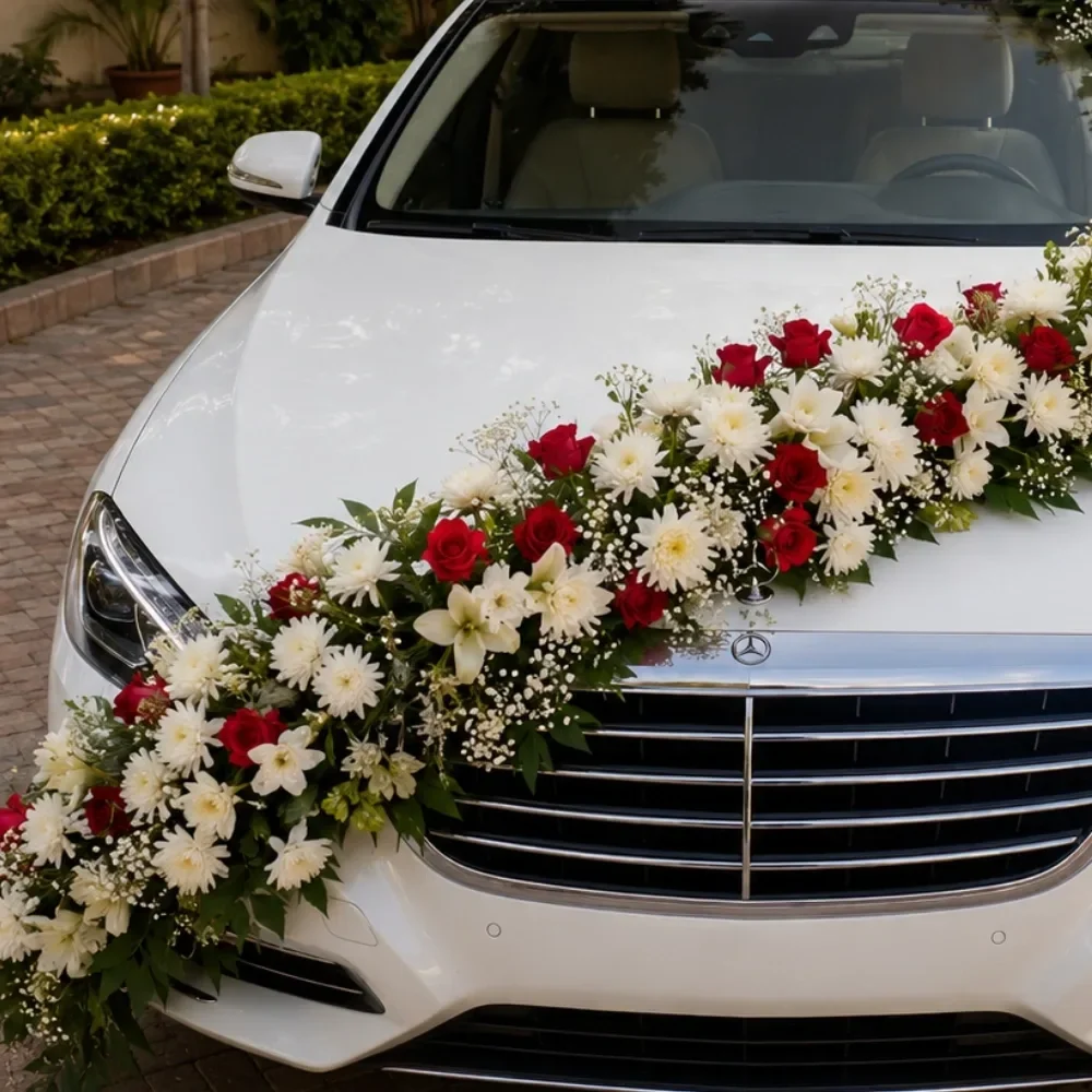 Flower Car Decoration For Wedding Set
