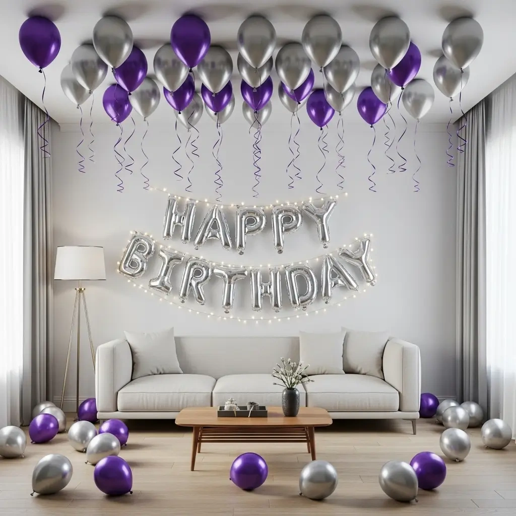Simple Decoration for Birthday Setup