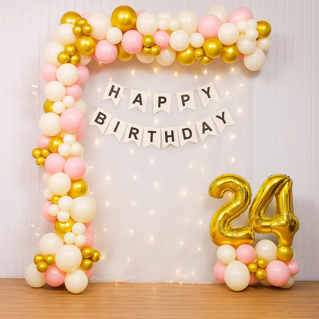 Trending Birthday Wall Decoration Setup 