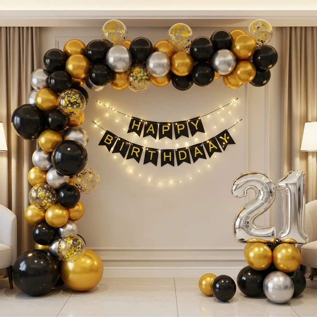 Birthday Decoration for Adults Setup 