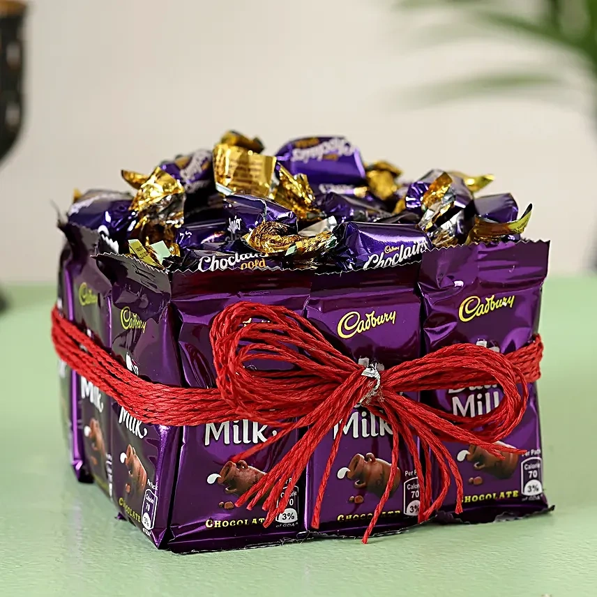 Sweet Offerings Choclairs Dairy Milk Vase Bouquet 