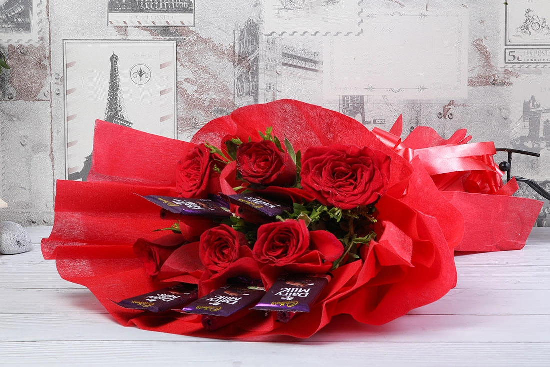 It's all about love hamper Bouquet 