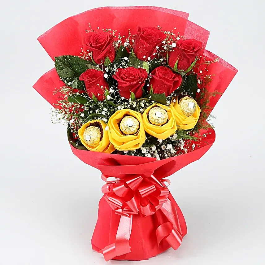 redrosesbouquetferrerorocherchocolates3