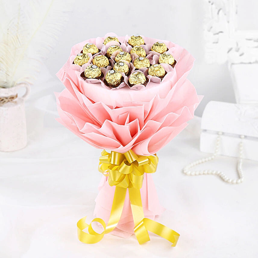 Luxury Ferrero Rocher Celebration Choco  Bouquet 