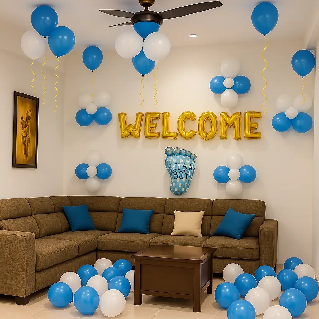 Simple Baby Welcome Room Decor Setup