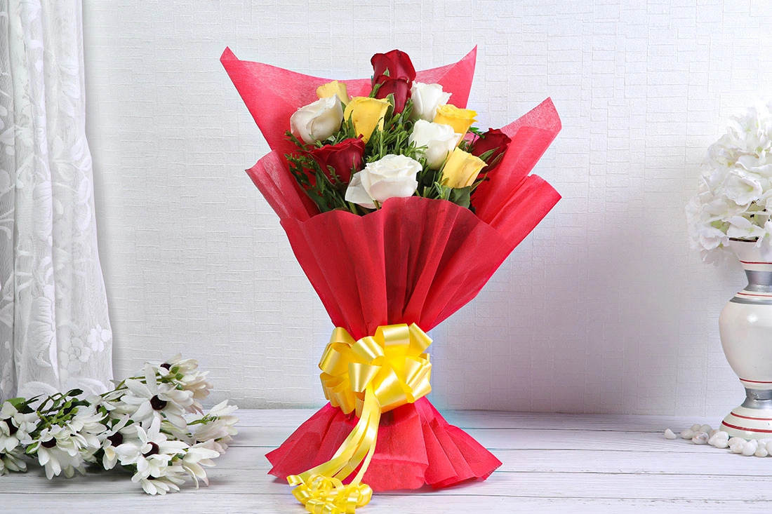 Multi tose Flowers  Bouquet 