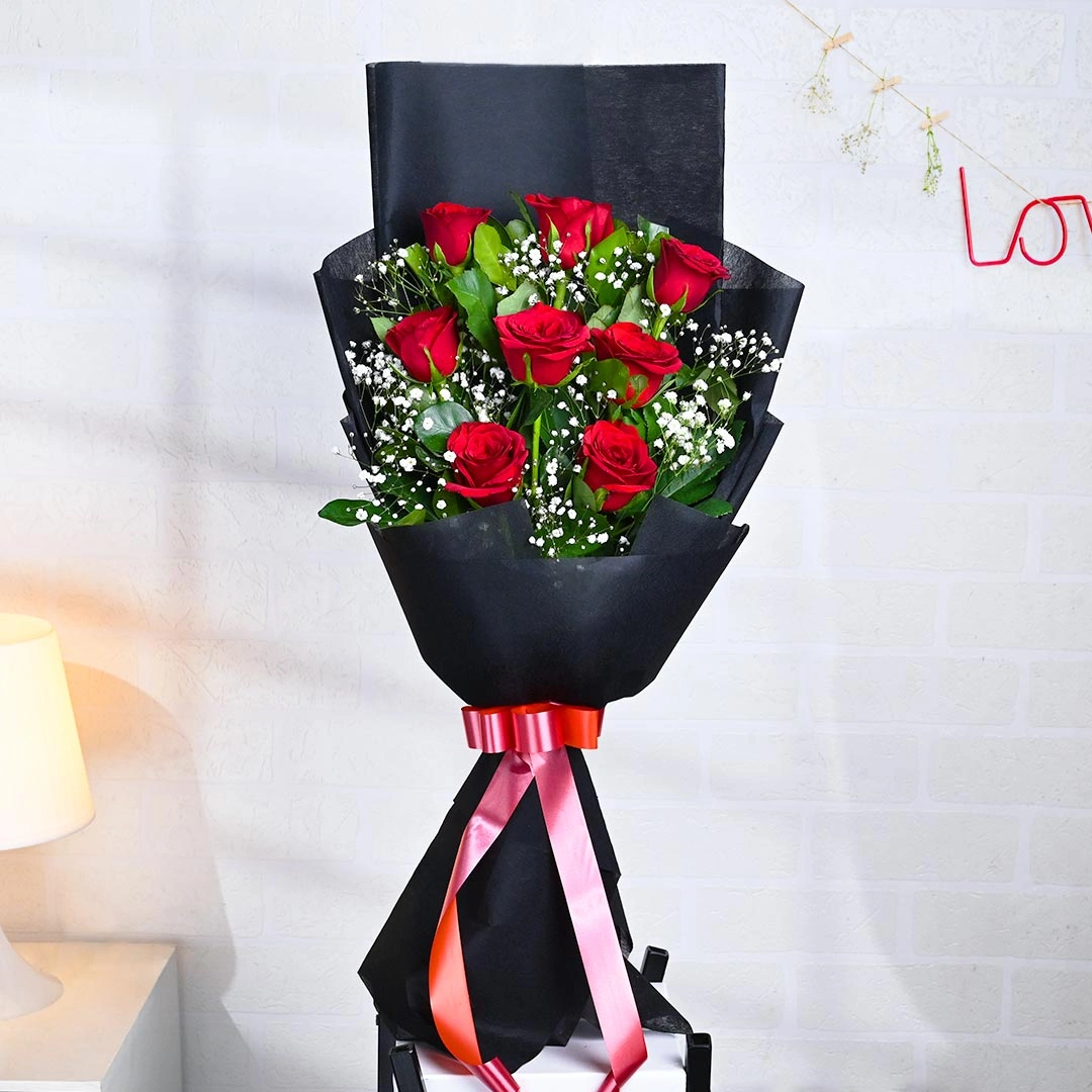 All My Heart Red Roses Bouquet 