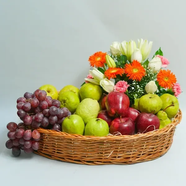 Mixed Fruit and Flower Bouquet Set 
