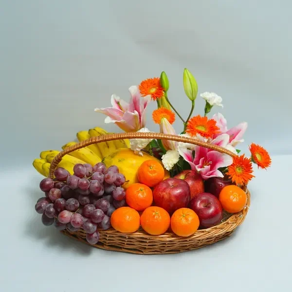 Tropical Fruit and Flower Delight Set 