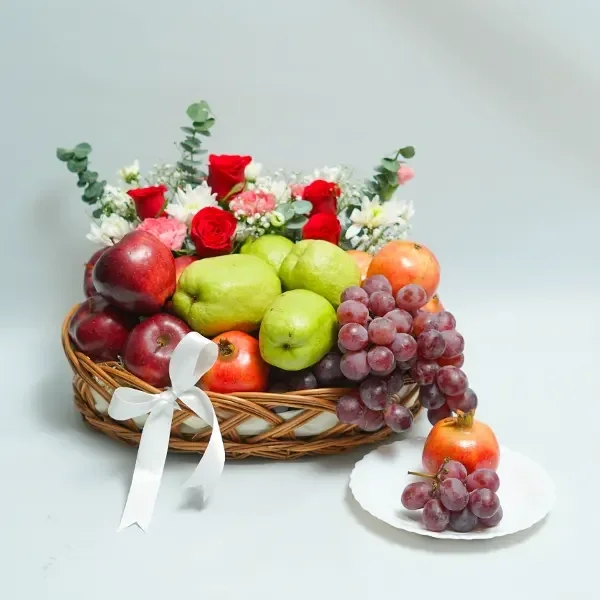 Fruit & Rose Carnation Bouquet Set 