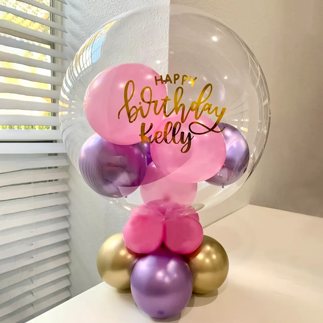 Customized Birthday Balloon Bouquet Set 