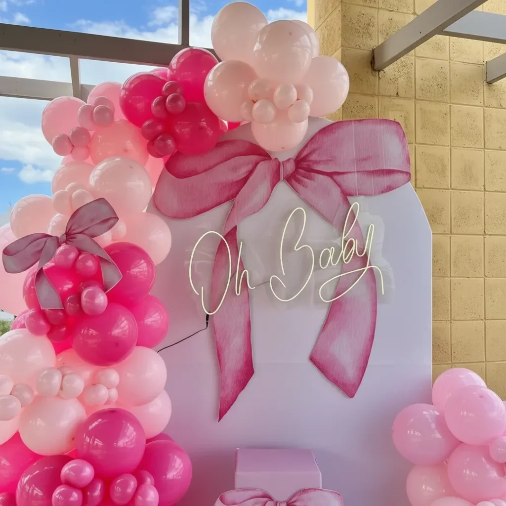 Mom to Be Celebration Balloon Decor Setup — view 3 of 3