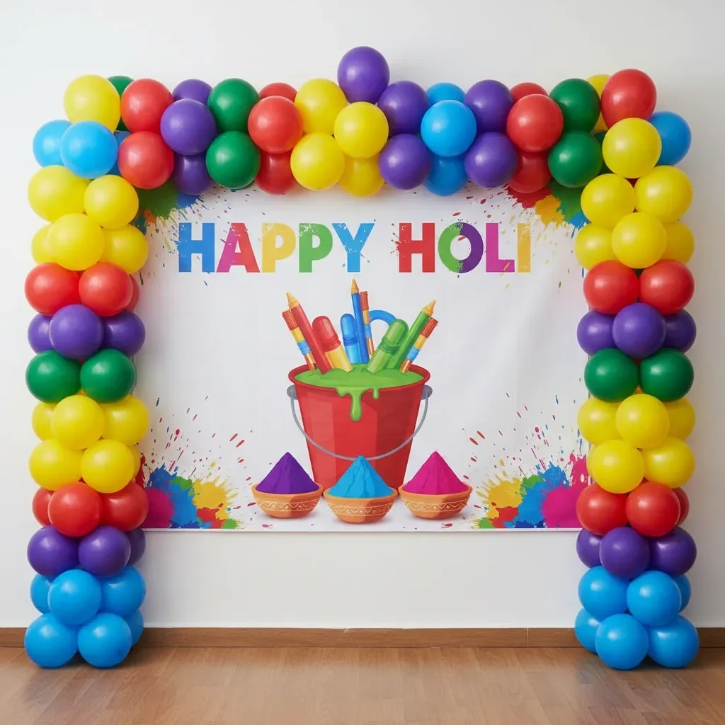 Holi Decoration at Home Decor