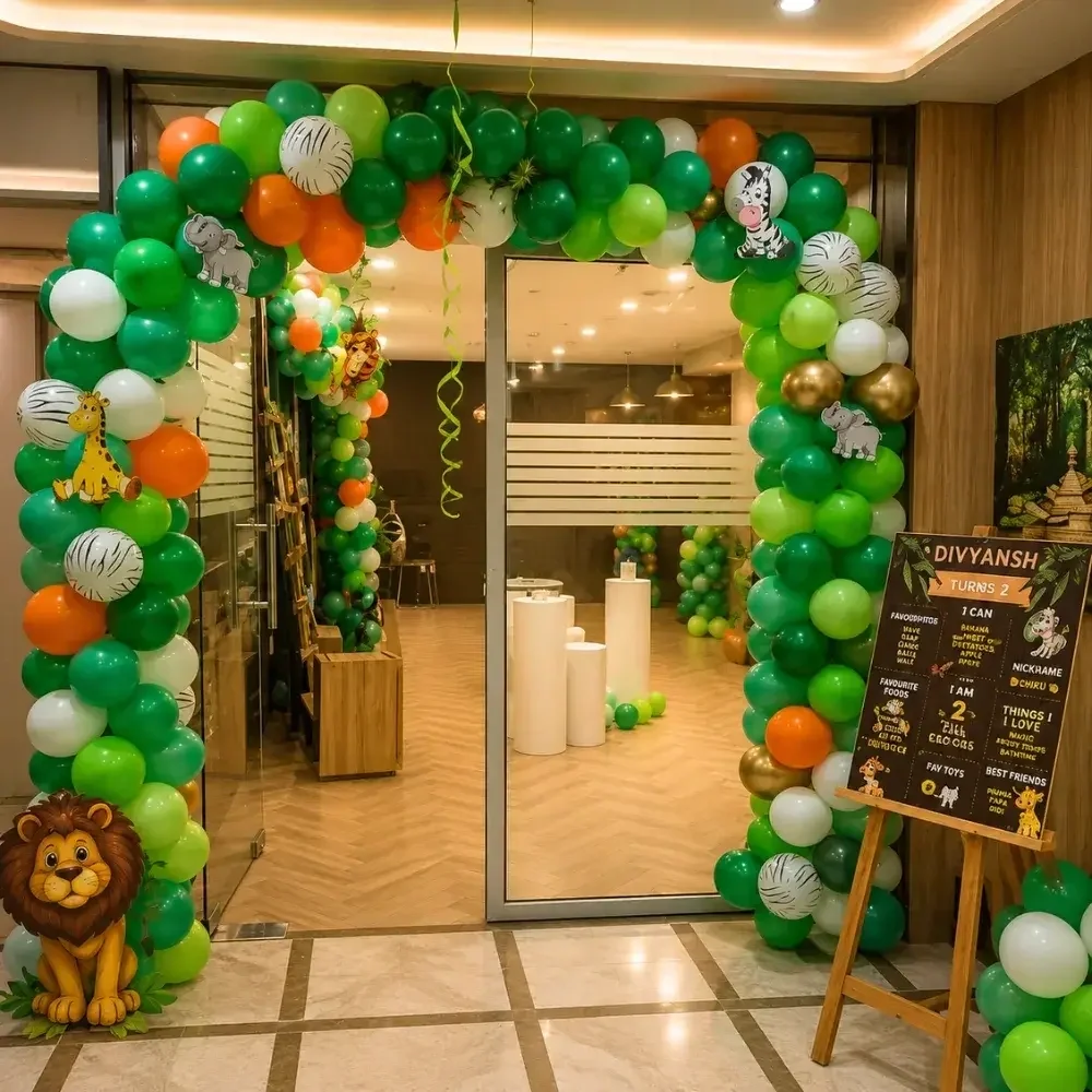 Customized Jungle Theme Setup Decor