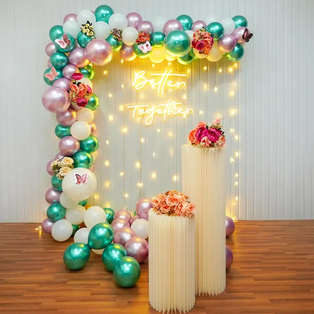 Butterflies and Flowers Anniversary Decoration Set 