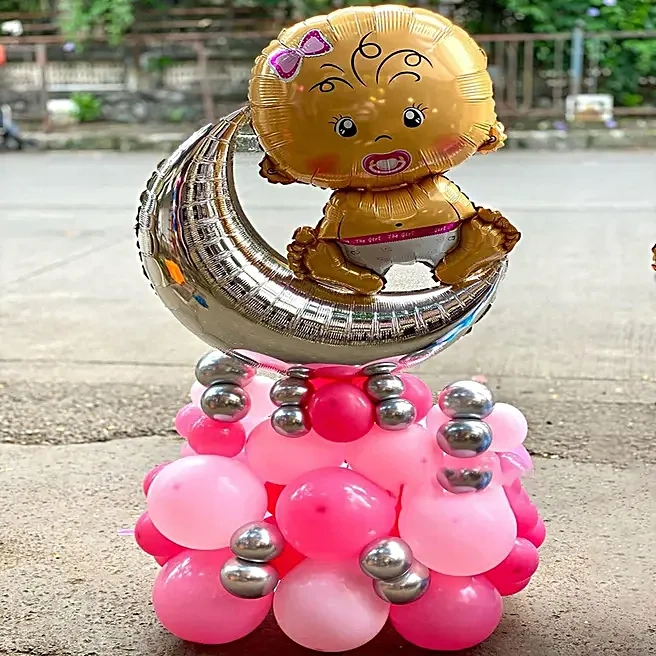 Welcome Baby Girl Decoration Set 