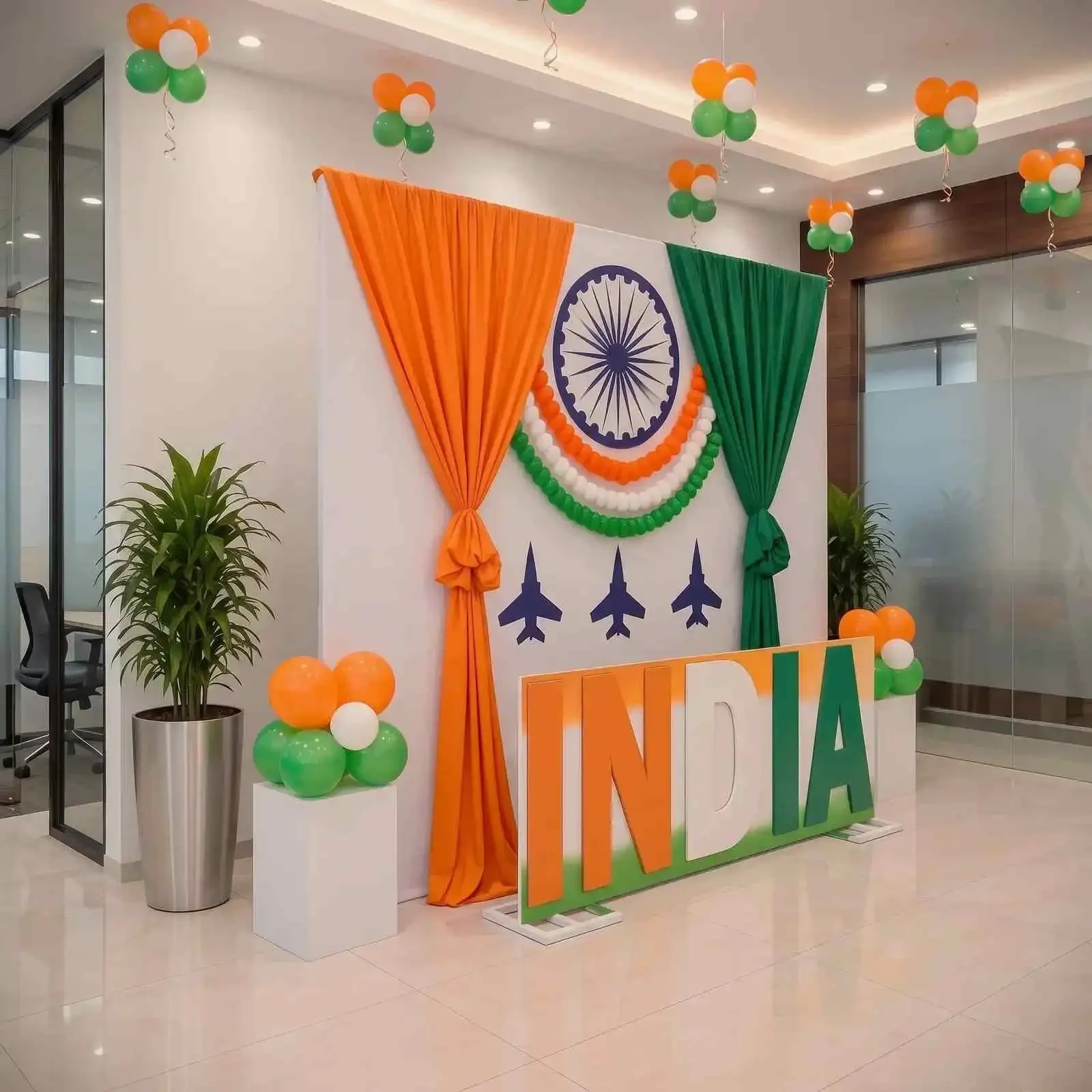 independencedayofficeentrancedecorationae81eeaf07df4899a98206a66ce0fc72
