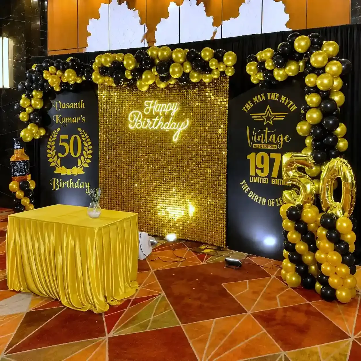 50thbirthdaystagesetup1785746607026464543