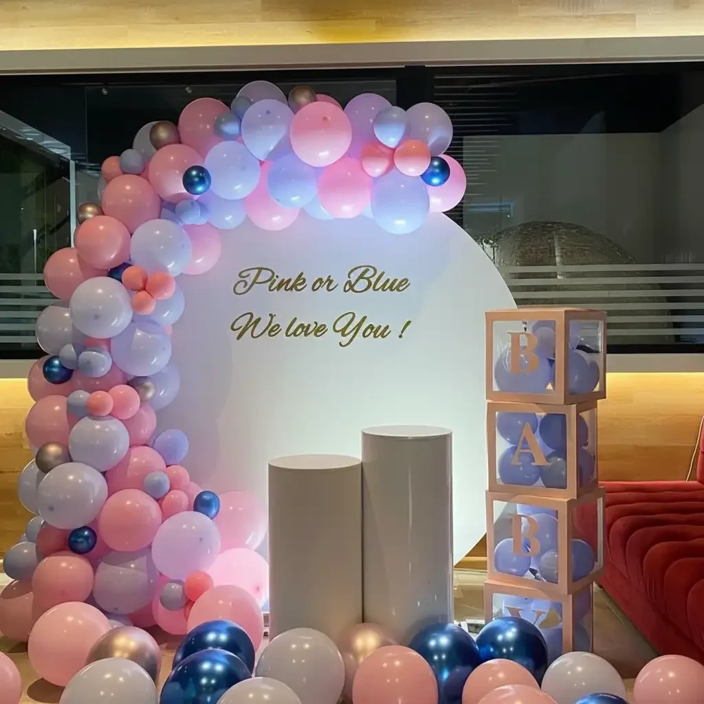 Pink or Blue Decoration Setup — view 2 of 2